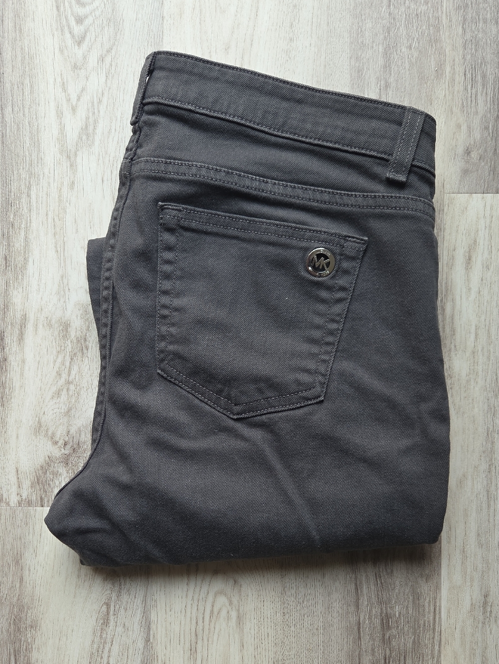 Michael Kors Men's Slate Gray Slim Straight Jeans